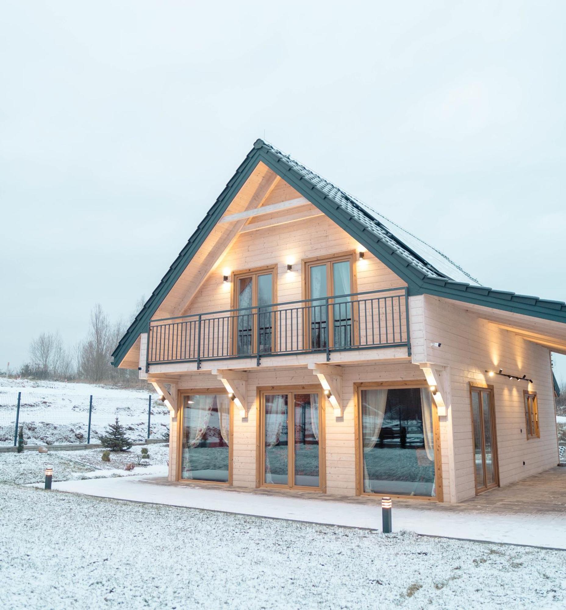 Gwiazda Polnocy Goldap Dom Vip Na Wynajem Villa Buitenkant foto